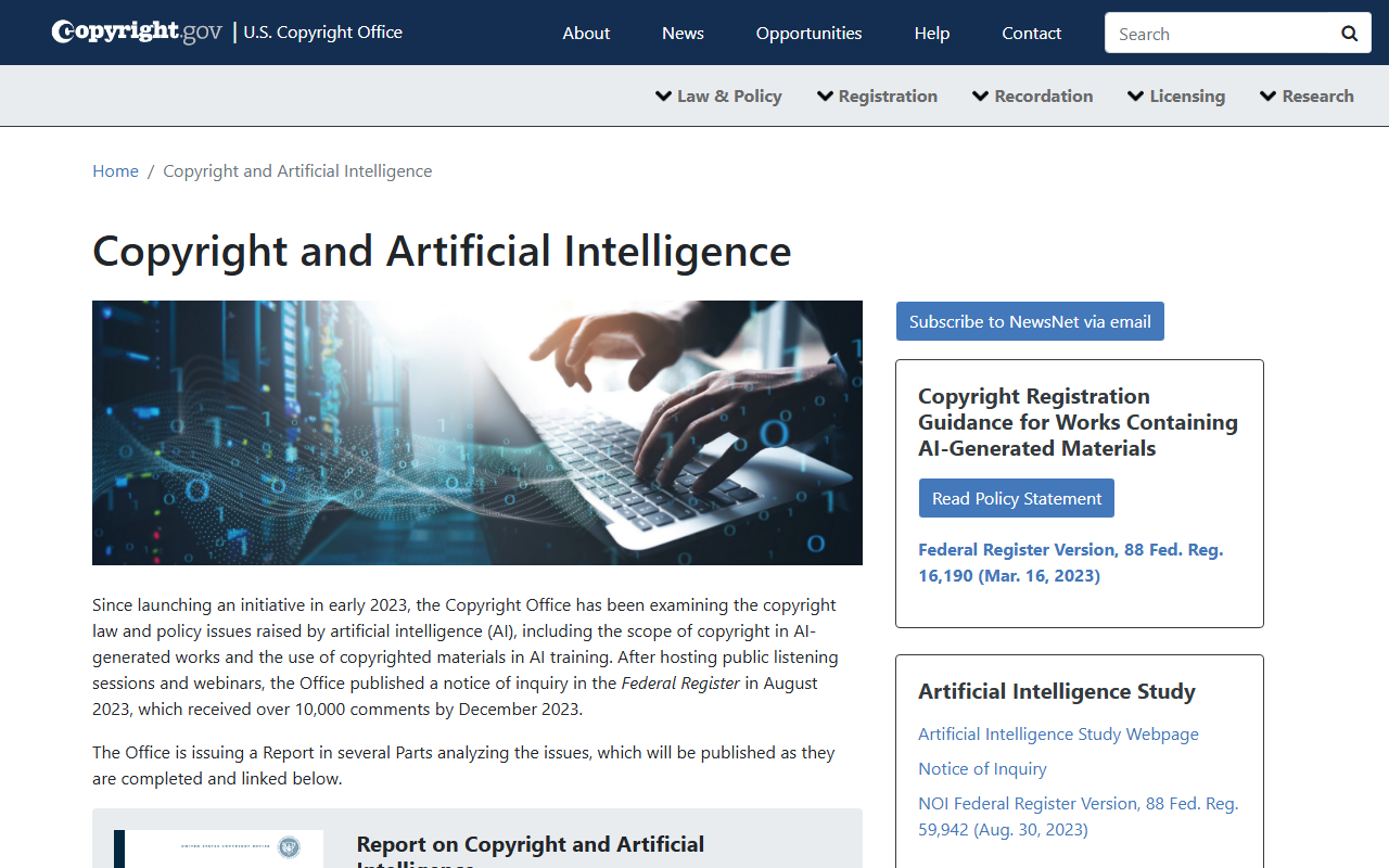 Copyright and Training Data Disputes
